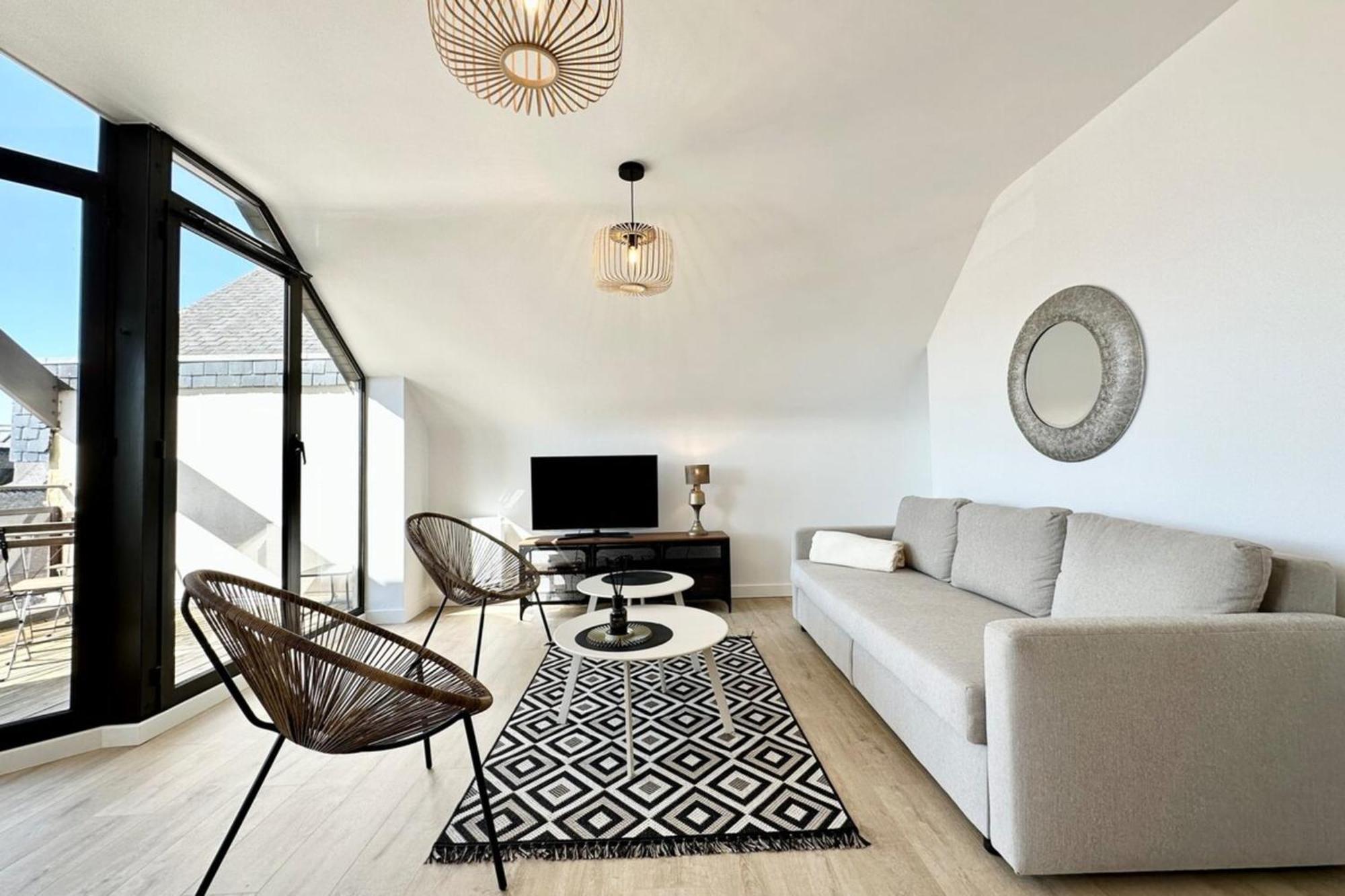 T2 Neuf Top Cocooning Terrasse - Face A La Mer Ploemeur Ngoại thất bức ảnh